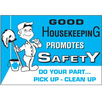 Good Housekeeping Promotes Safety Wallchart