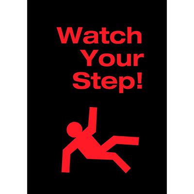 Watch Your Step - Safety Message Mat