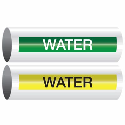 Water - Opti-Code® Self-Adhesive Pipe Markers
