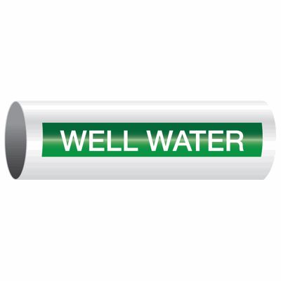 Well Water - Opti-Code® Self-Adhesive Pipe Markers