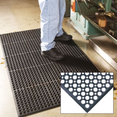 WorkRite Drainage Mats - Natural Rubber