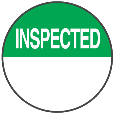Inspected Write On Dots