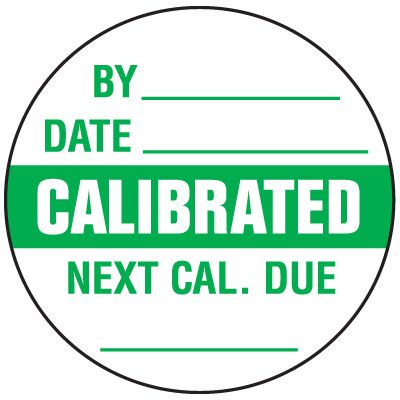 Calibrated Write-On Label