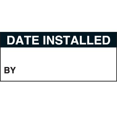 Date Installed Status Label