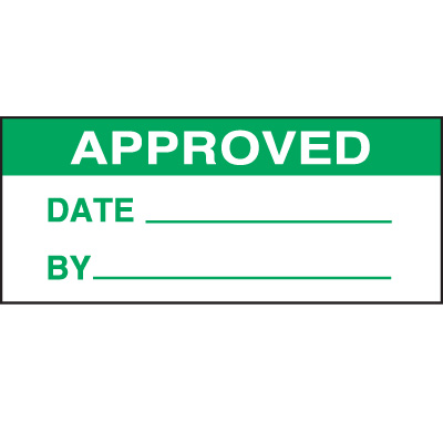 Approved Status Label