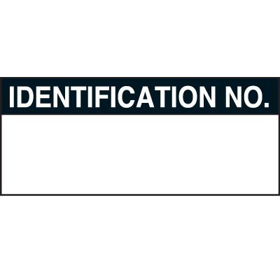 Identification Number Status Labels