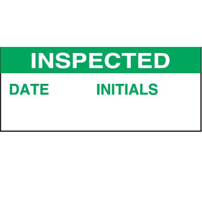 Inspected Date Status Label