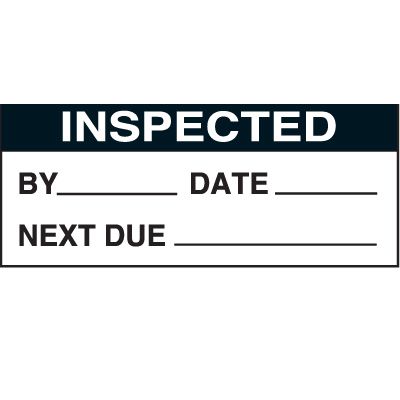 Inspected By Status Labels
