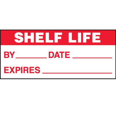Shelf Life Status Label