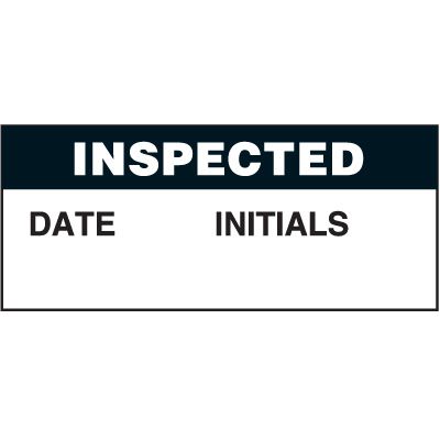 Inspected Status Label