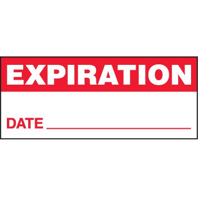 Expiration Status Label