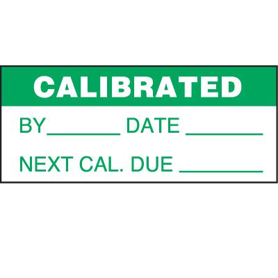 Calibrated Status Label