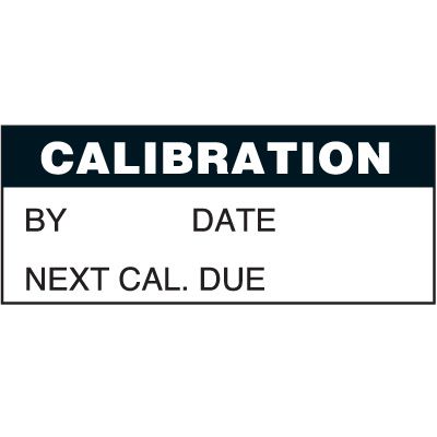 Calibration Status Labels
