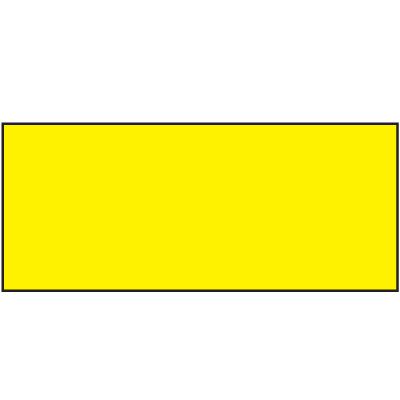 Blank Yellow Status Label