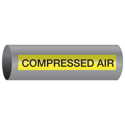 Compressed Air - Xtreme-Code™ Adhesive High Performance Pipe Markers