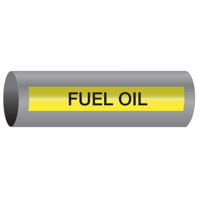 Fuel Oil - Xtreme-Code™ Adhesive High Performance Pipe Markers