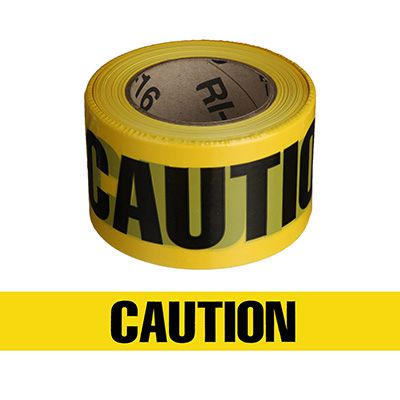Caution Indoor Barricade Tape