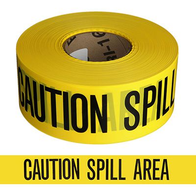 Caution Spill Area Barricade Tape