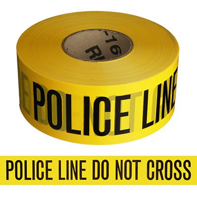 Police Line Barricade Tape