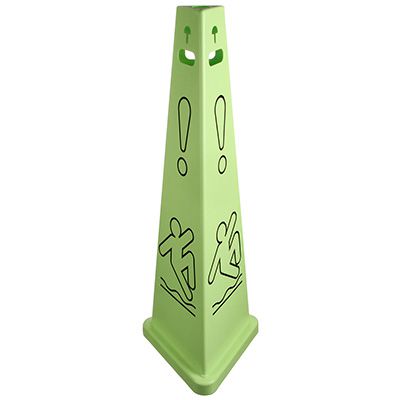 TriVu® 3-Sided Slipping Symbol Safety Cone