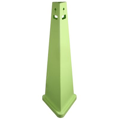 TriVu® 3-Sided Blank Safety Cone