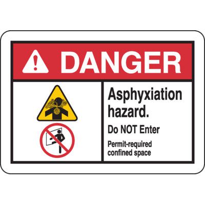 Danger Signs - Asphyxiation Hazard