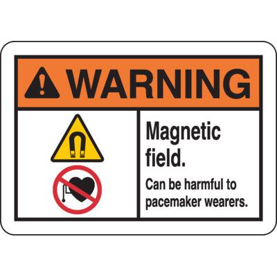 ANSI Signs - Warning Magnetic Field