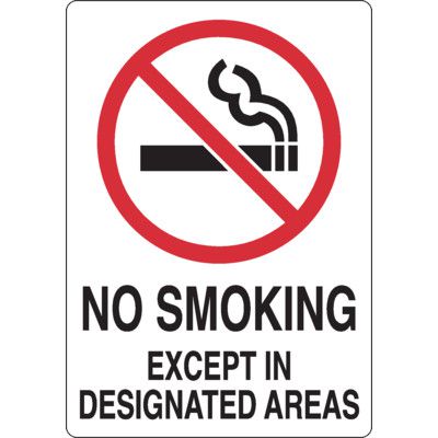 Utah Smoke-Free Workplace Law Signs - No Smoking