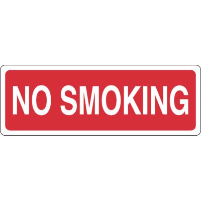 No Smoking Sign (Red)