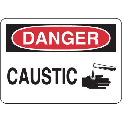 Danger Signs - Caustic (With Graphic)