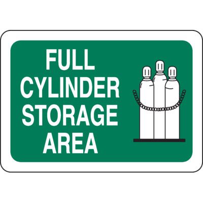 Cylinder Signs - Full Cylinder Storage Area