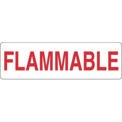 Flammable Safety Sign