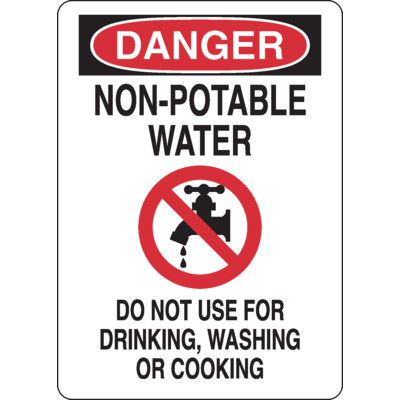 Danger Signs - Non-Potable Water