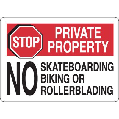 Private Property Restriction Sign