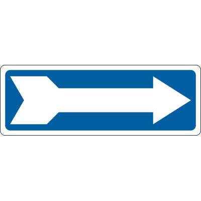 Arrow Safety Sign