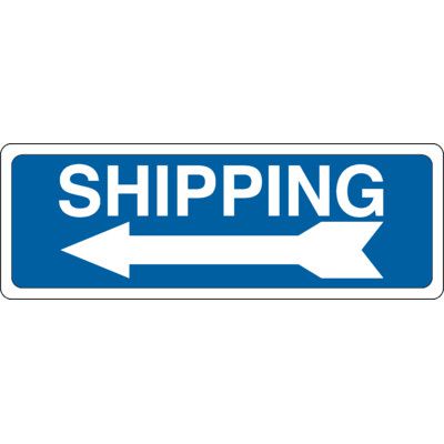Shipping Signs - Left Arrow