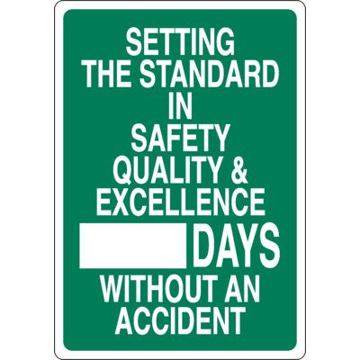 Setting The Safety Standard Scoreboard Signs