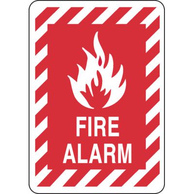 Fire Alarm Sign - Fire Symbol