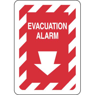 Fire Equipment Signs - Evacuation Alarm