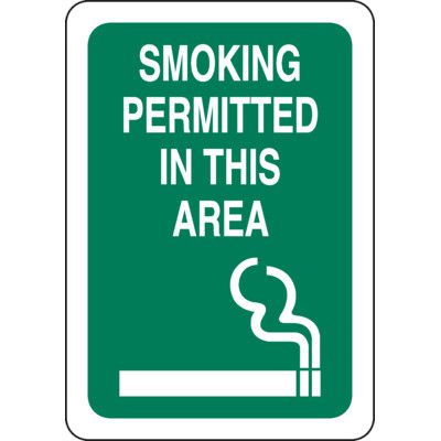 Minnesota Smoking Permitted Sign