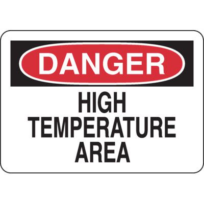 Danger Signs - High Temperature Area