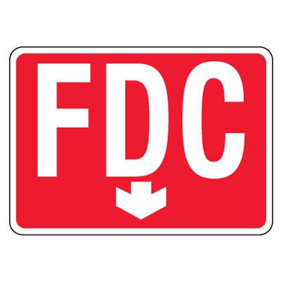 Reflective FDC Signs - Down Arrow