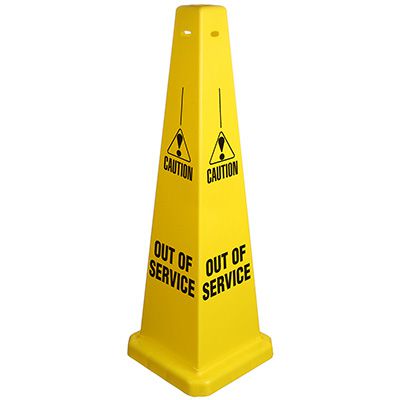 Caution Out Of Service Safety Cone