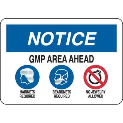 Notice: GMP Area Ahead Sign (with Graphics)