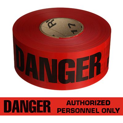 Danger Authorized Personnel Barricade Tape