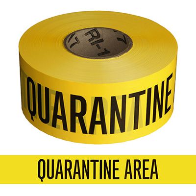 Quarantine Area Barricade Tape