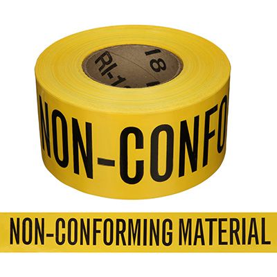 Quality Control Tapes - Non-Conforming Material