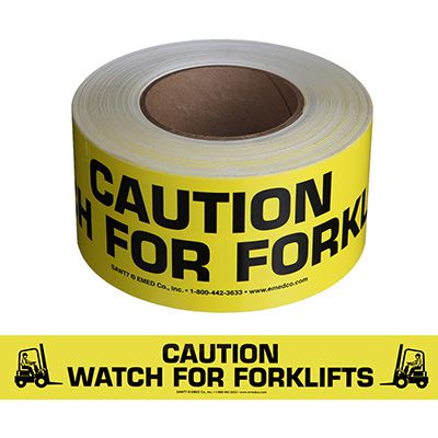 Watch For Forklifts Message Tape Nadco 3X200-SAWT7