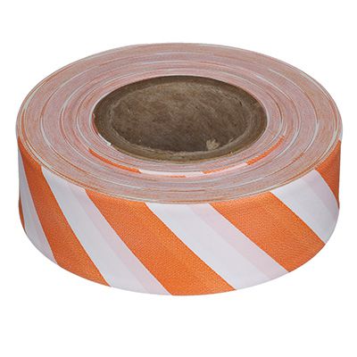 Orange/White Flagging Tape