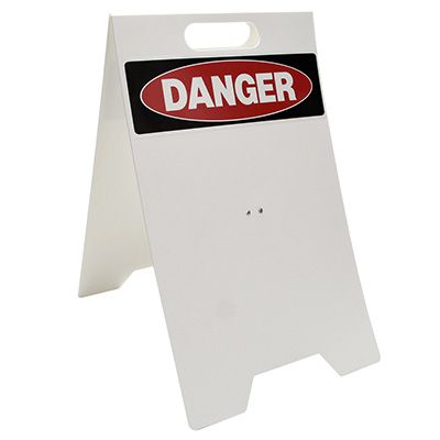 Danger Portable Floor Stand